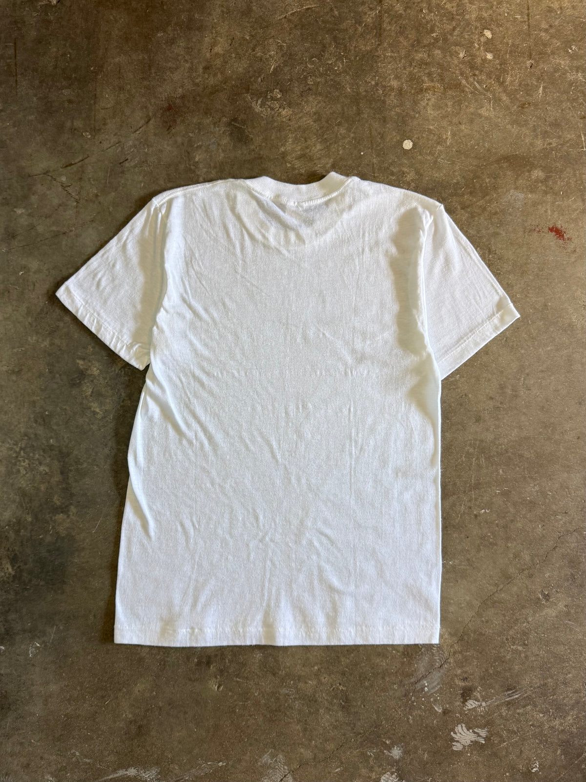 1980s Single Stitch White Tee (Medium)