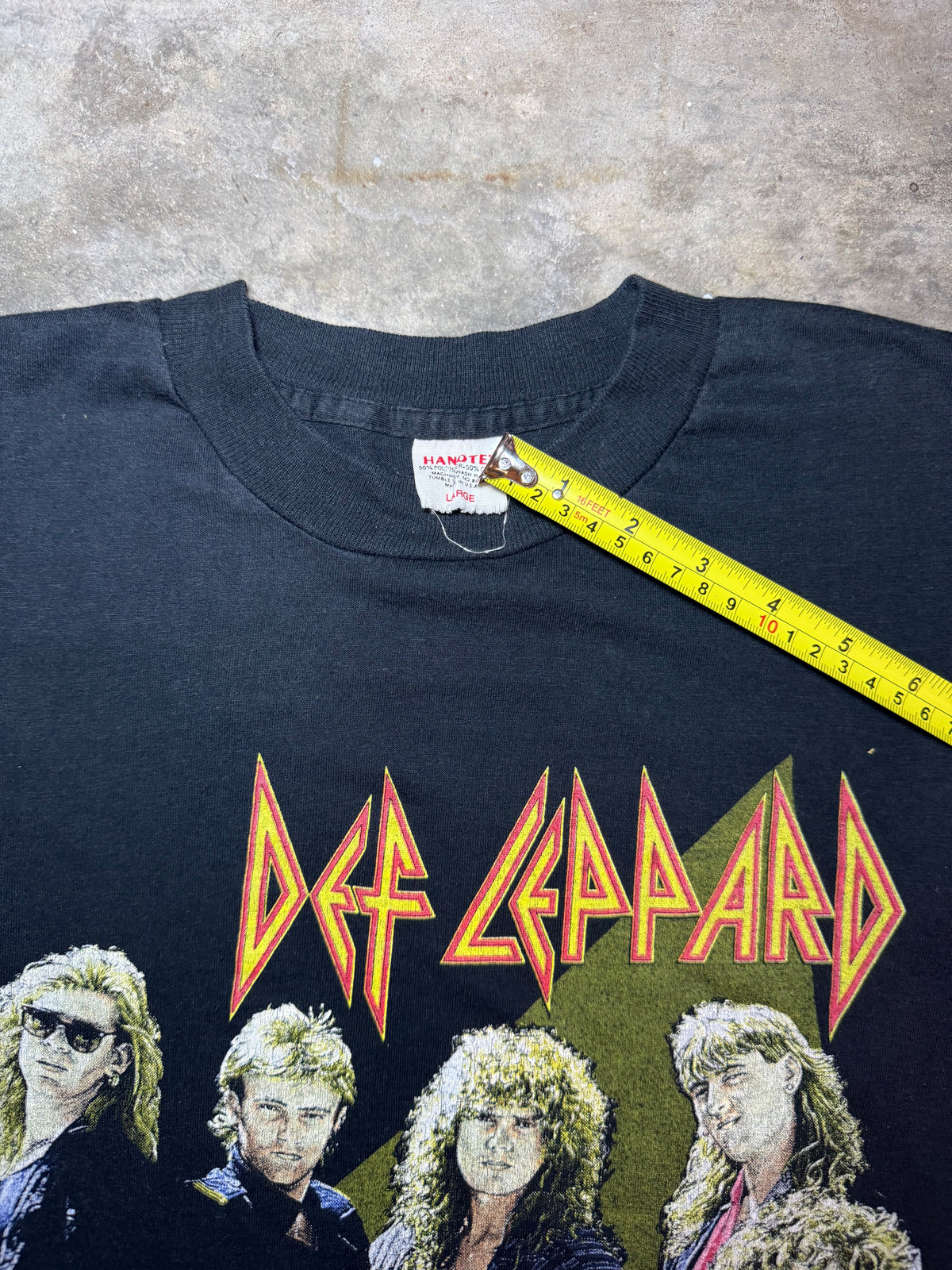 1980s Def Leppard Hysteria Tour Tee (Medium)