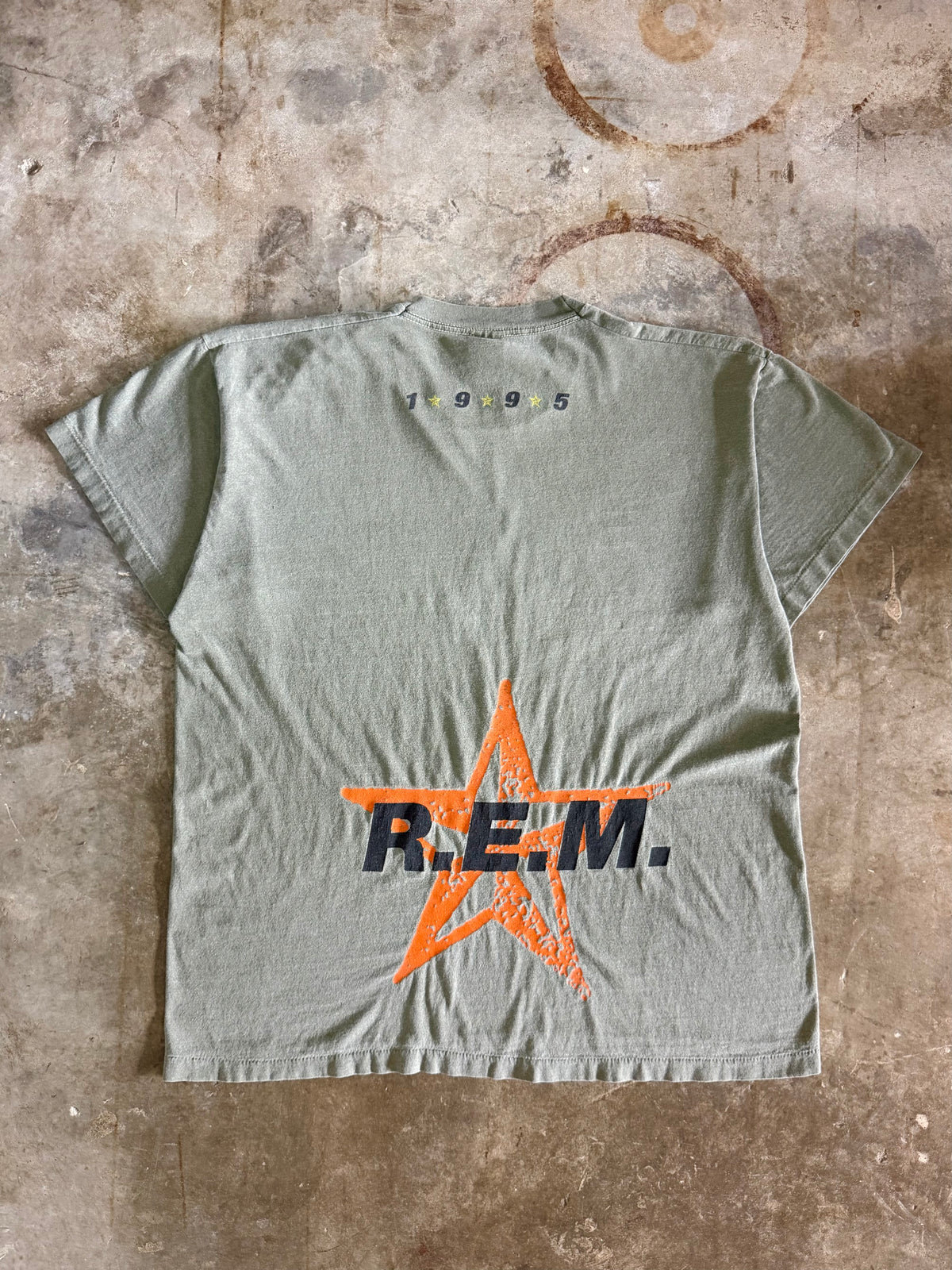 1995 Faded REM Monster Tour Band Tee (X-Large)