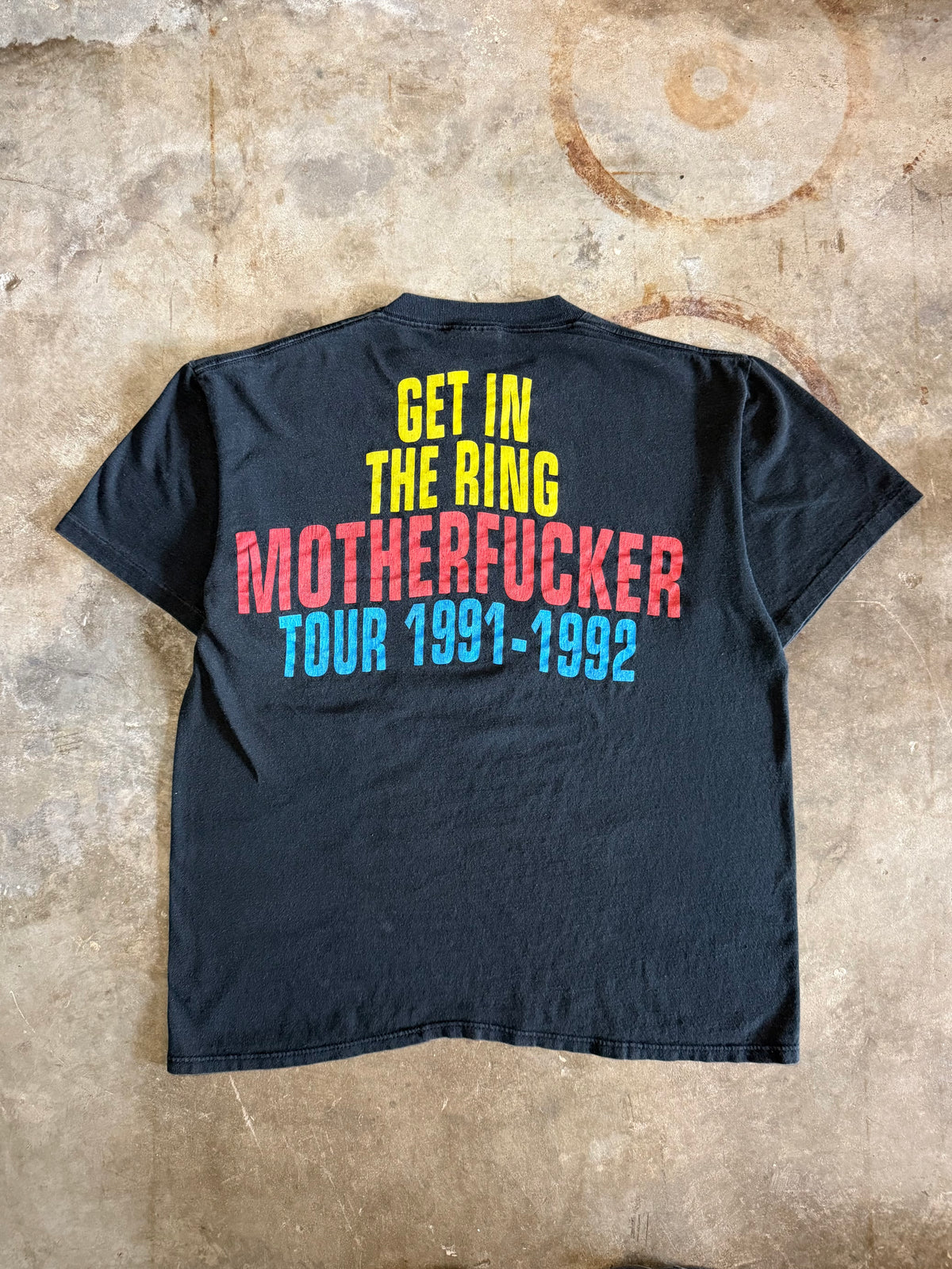1991 Guns N’ Roses Get In The Ring Motherfucker Tour Tee (Large)