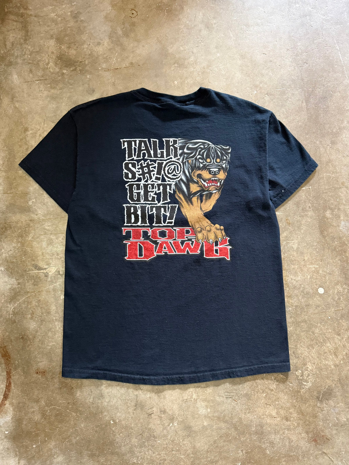 1990s Talk Shit Get Bit! top Dawg Tee (Large)