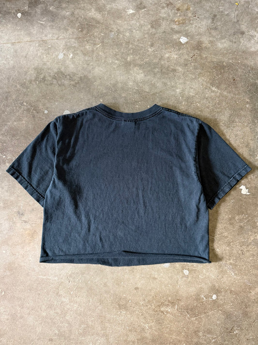 2000s Faded Misfits Cropped Band Tee (Small)