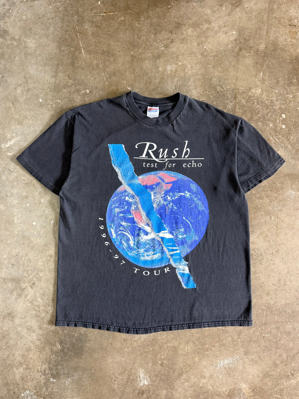 1996 Faded Rush Test For Echo Tour Tee (X-Large)