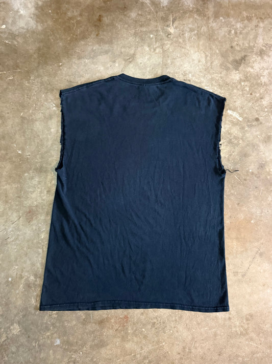 2000s Think Outside The Box Cutoff Tee (Large)