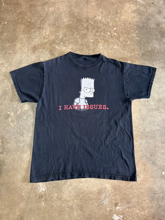 2000s Bart Simpson “I Have Issues” Tee (Medium)