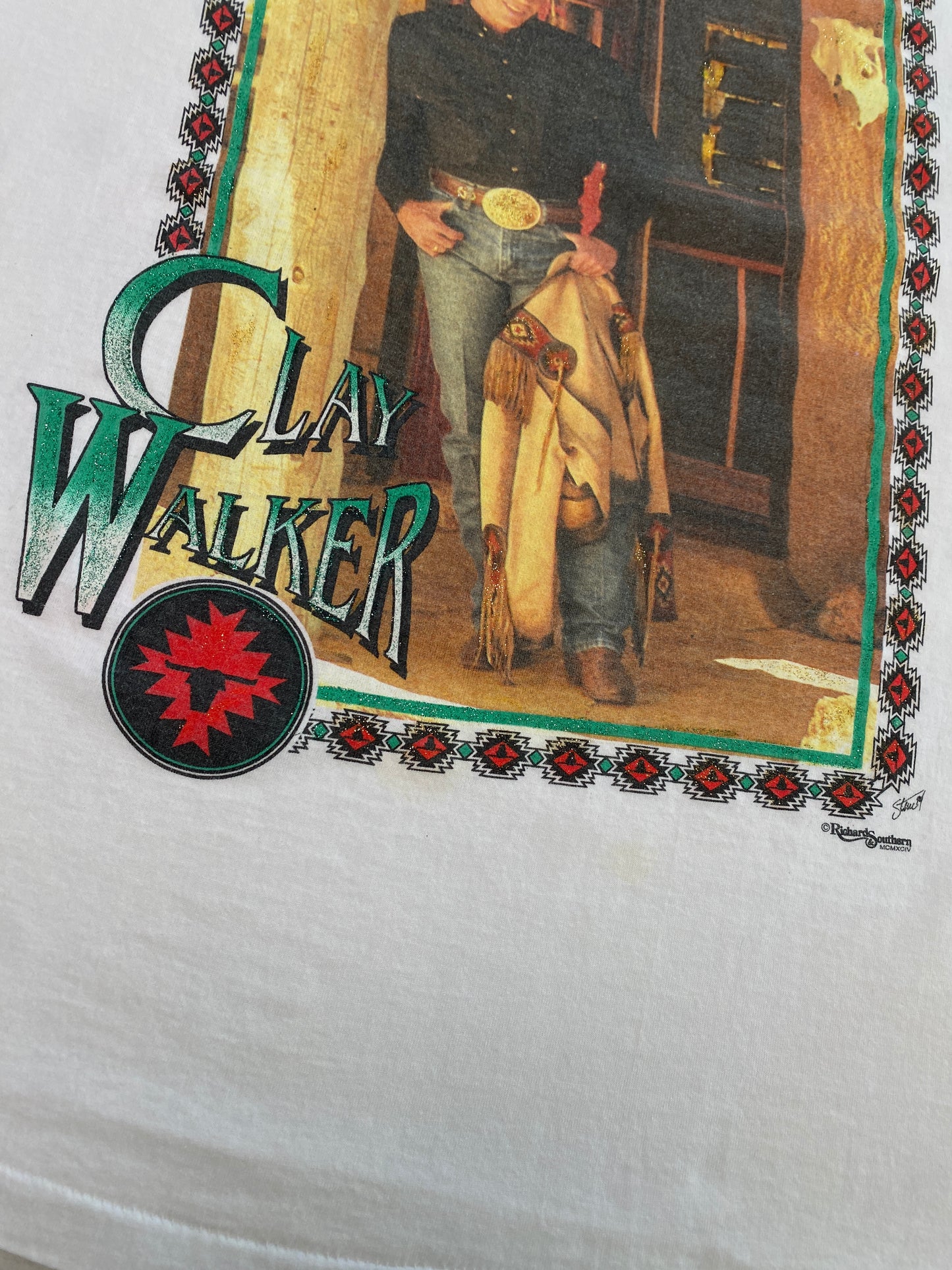 1990s Clay Walker Country Music Tee [L]