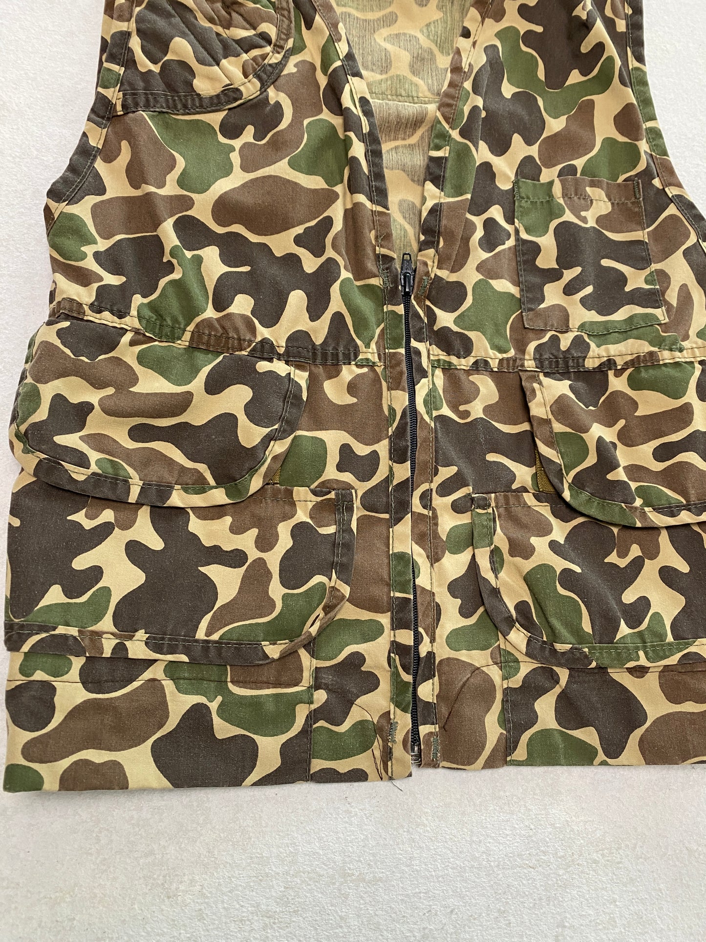 1980s Duck Camo Utility Vest [M]