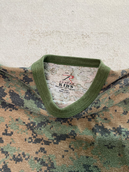 2000s Digital Camo Ringer Tee [S]