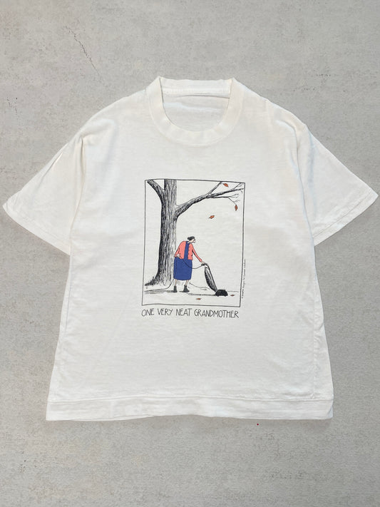 1990s “A Very Neat Grandma” Art Tee [S]