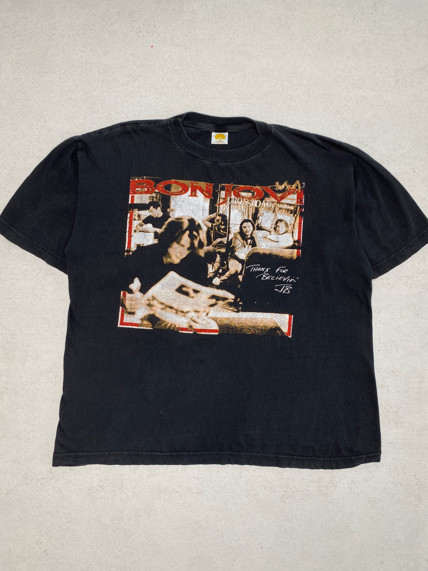 1995 Jon Jovi Crossroad Band Tee [XL]