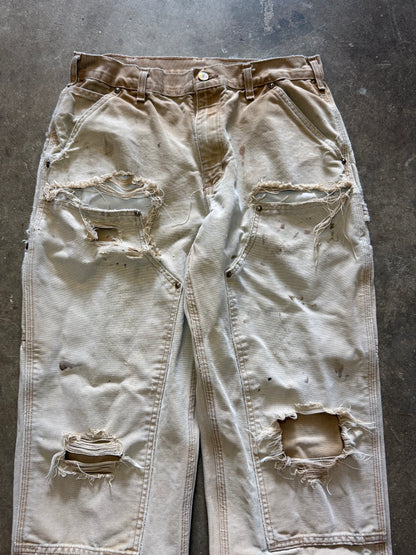 Faded & Thrashed Carhartt Double Knee Pants (32x30)