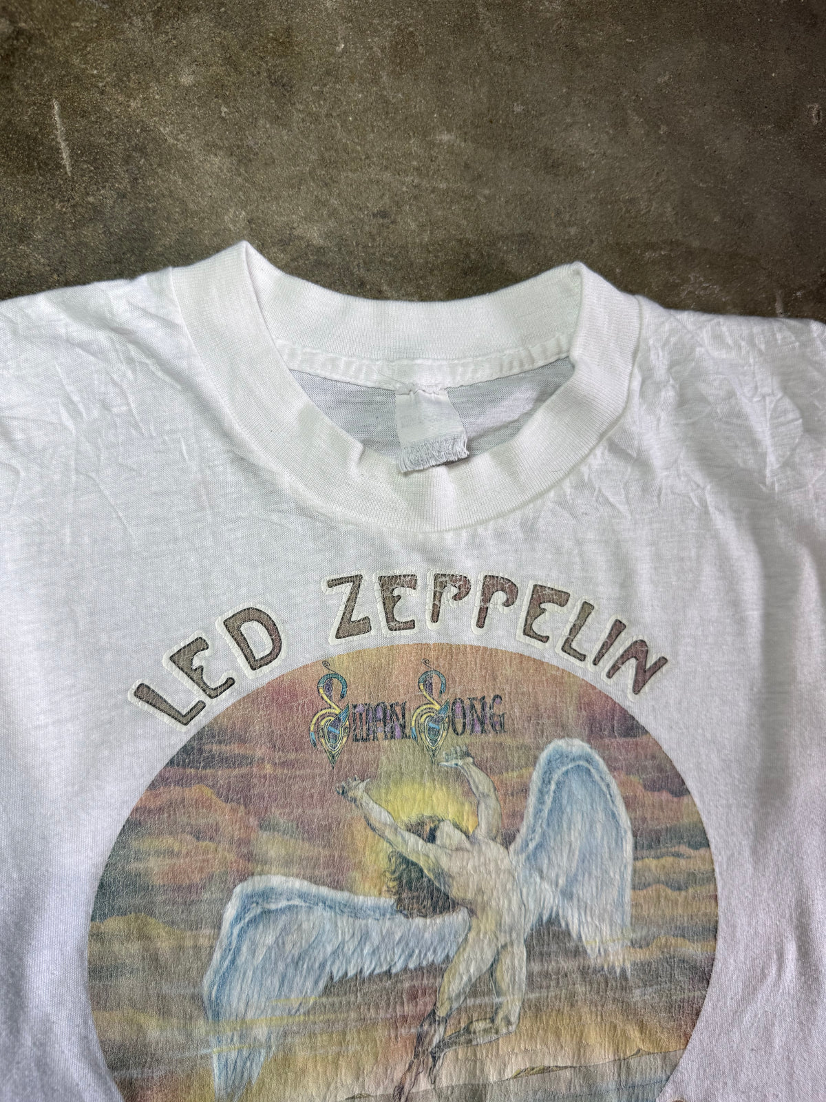 1975 Authentic Led Zeppelin U.S. Tour Tee (Small)