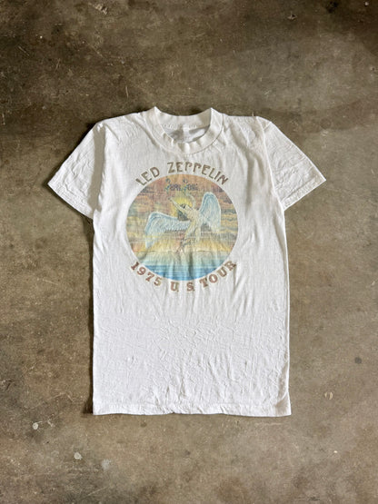 1975 Authentic Led Zeppelin U.S. Tour Tee (Small)