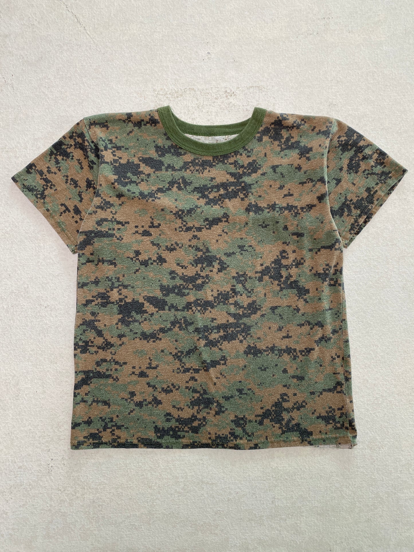 2000s Digital Camo Ringer Tee [S]