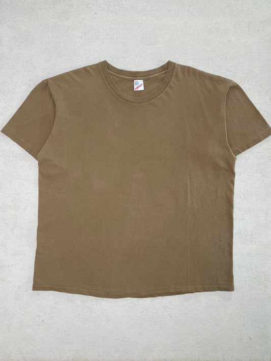 1990s Light Tan Essential Tee [XL]