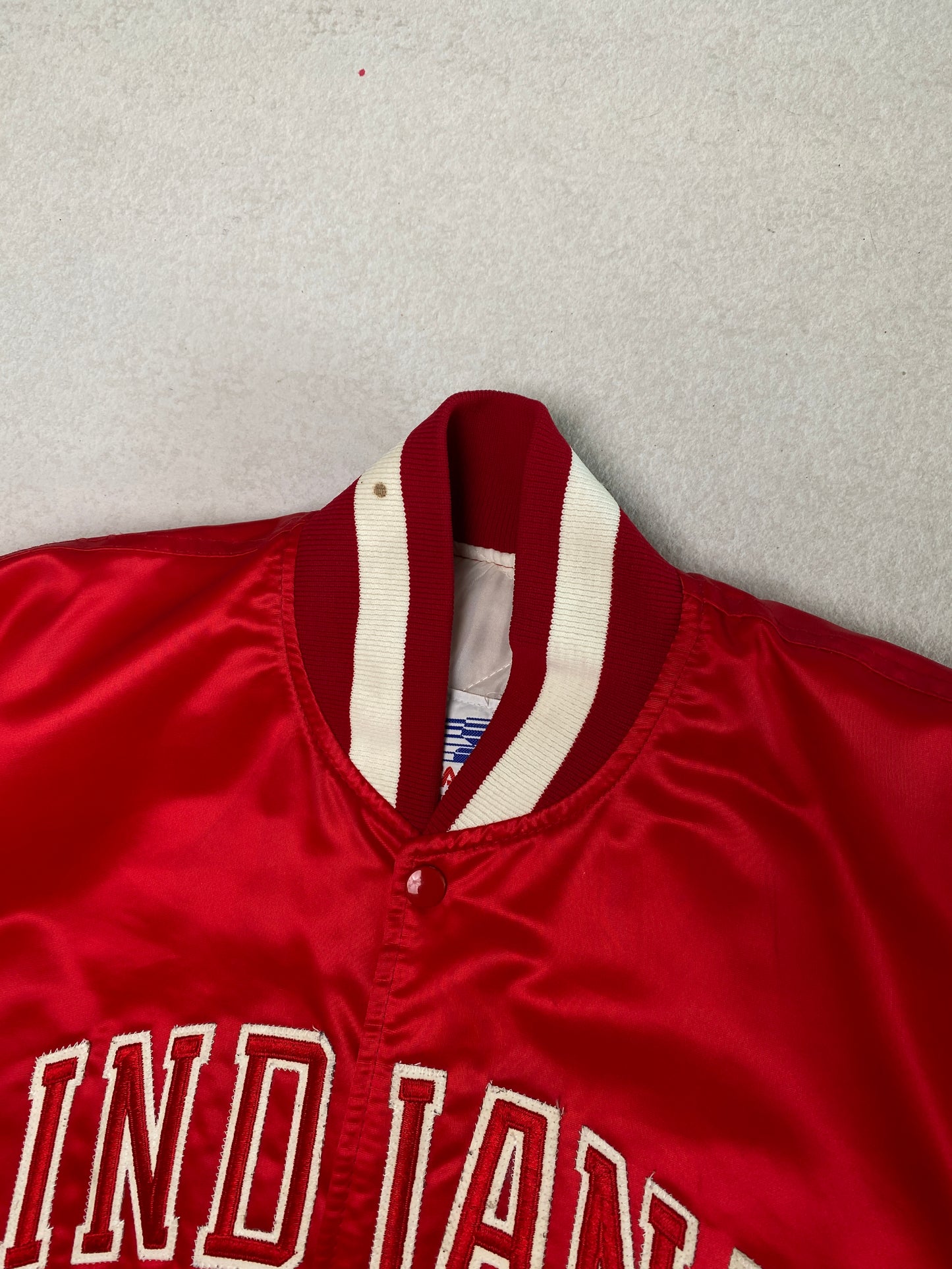 1980s Indiana Hoosiers Satin Starter Jacket [L]