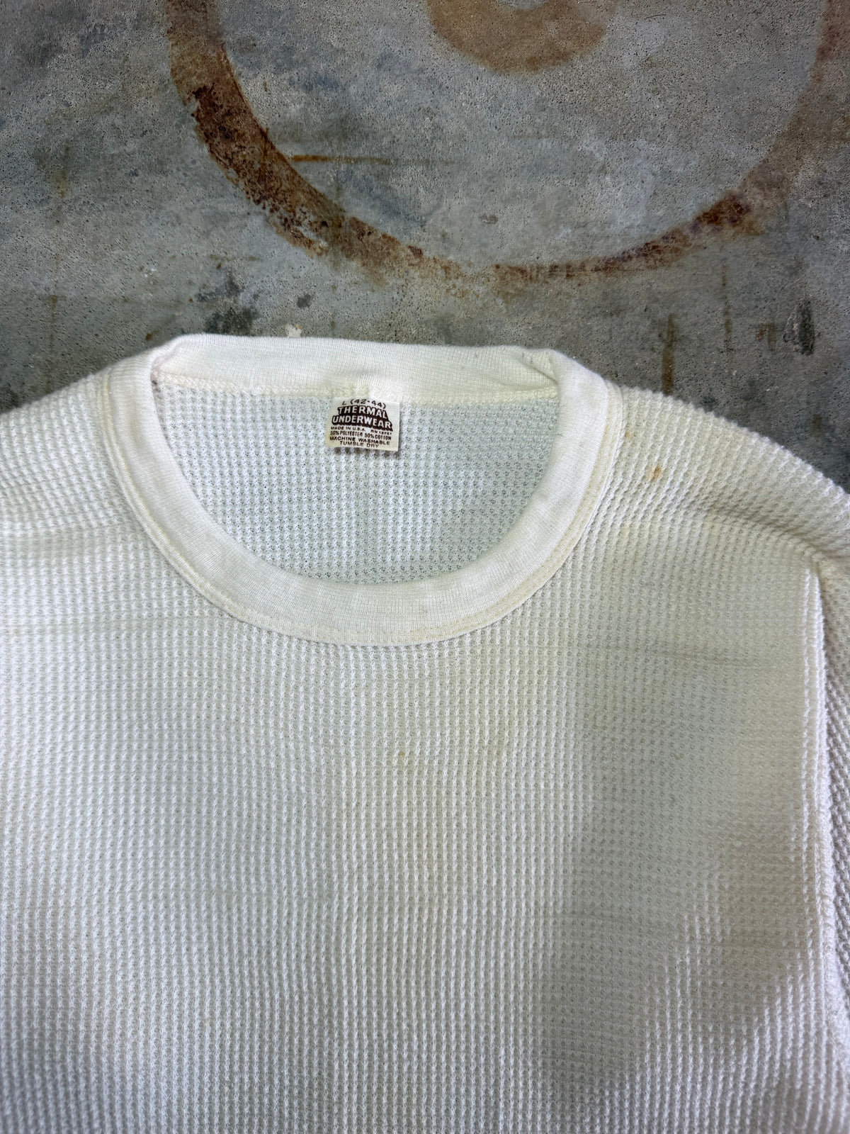 1980s Waffle Knit Thermal (Large)