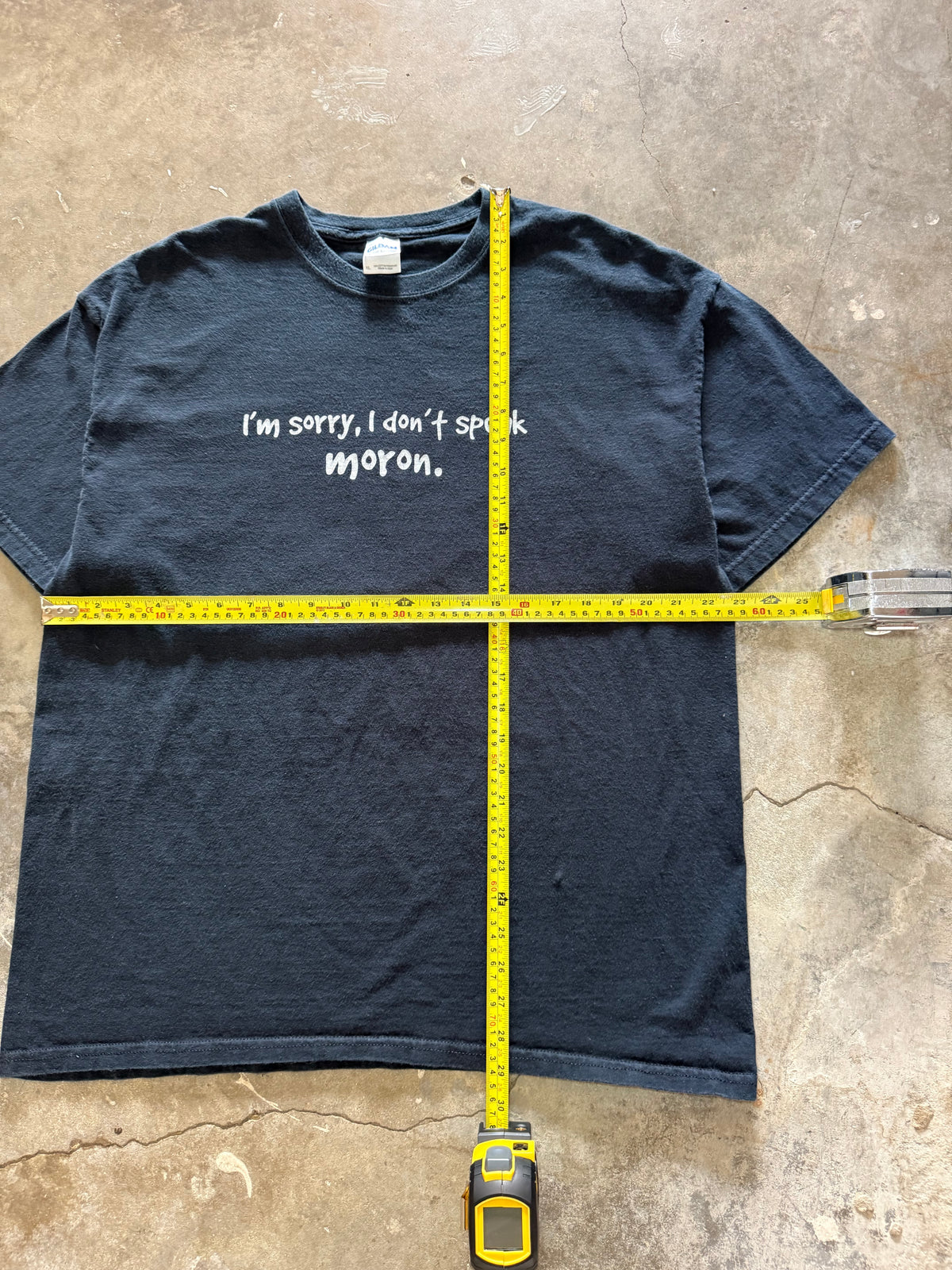 2000s I Don’t Speak Moron Tee (X-Large)