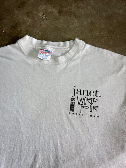 1994 Janet Jackson World Tour Local Crew Tee (X-Large)