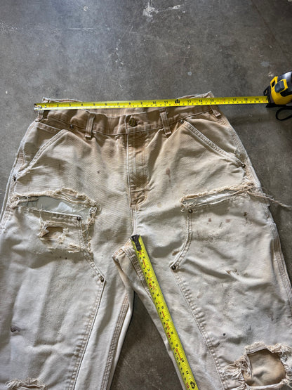 Faded & Thrashed Carhartt Double Knee Pants (32x30)