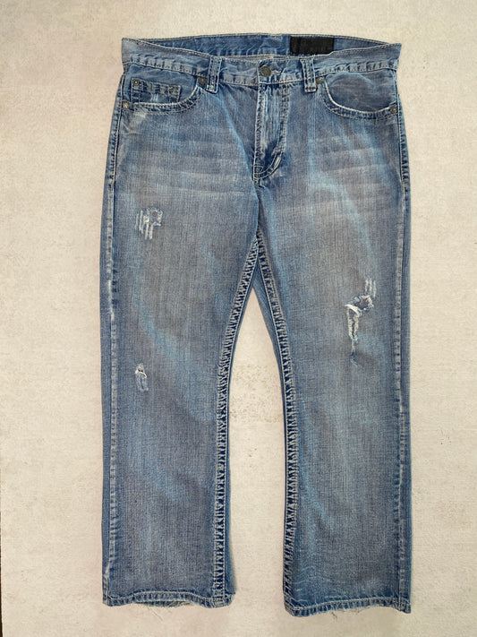 2000s Distressed Bootcut Axel Jeans [36x30]