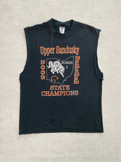 2005 Faded & Thrashed Upper Sandusky Cutoff Tee [L]