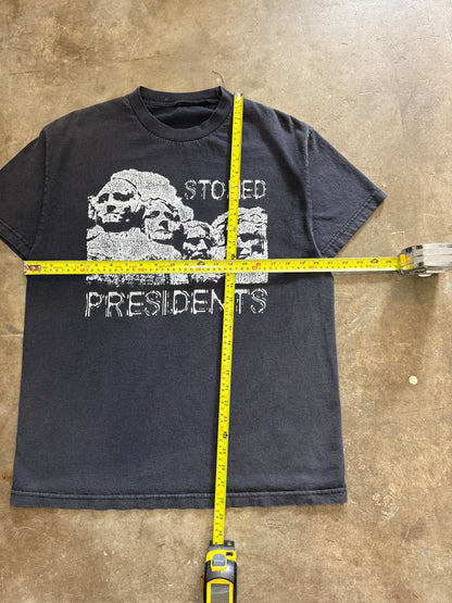 2000s Faded Stoned Presidents Tee (Large)