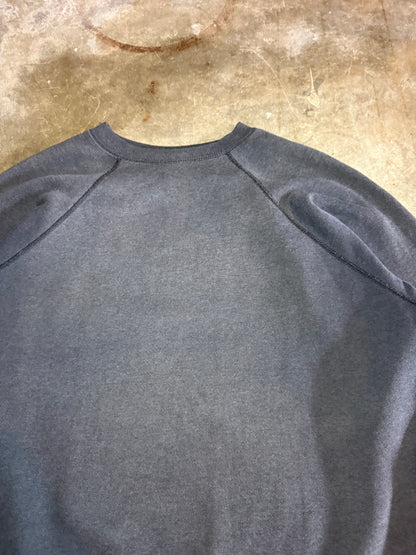 1980s Smoke Faded Black Sweatshirt (Large)