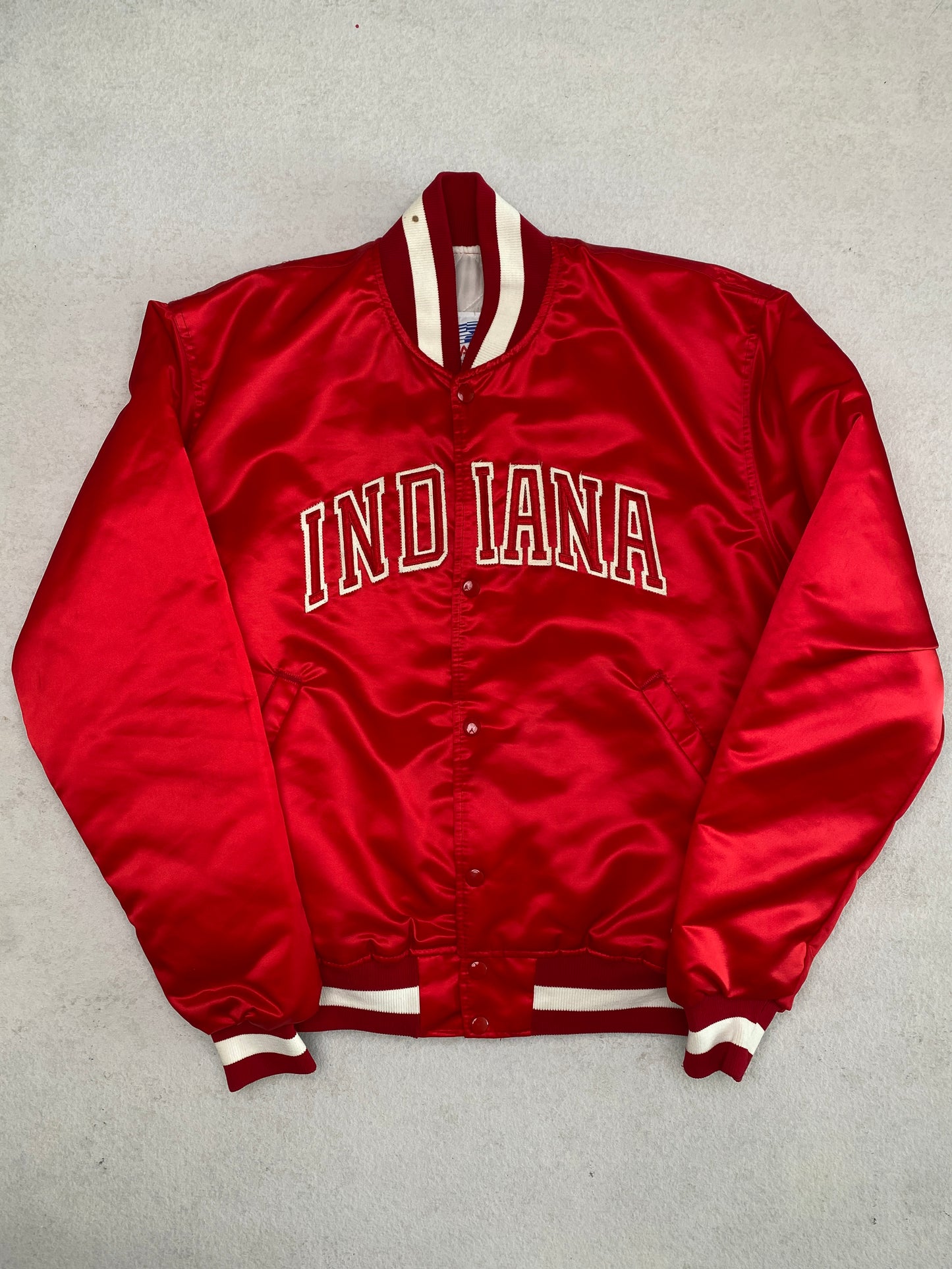 1980s Indiana Hoosiers Satin Starter Jacket [L]