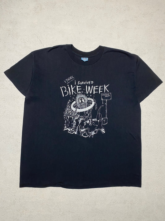 1990s “I Survived Bike Week” Tee [XL]