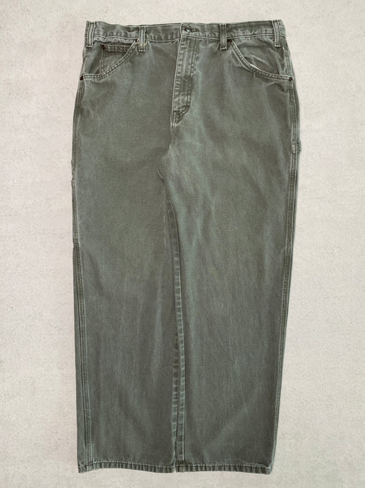 1990s Olive Dickies Workwear Pants [34x32]