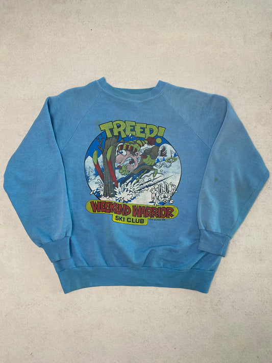 1989 Weekend Warrior Skiing Crewneck [L]