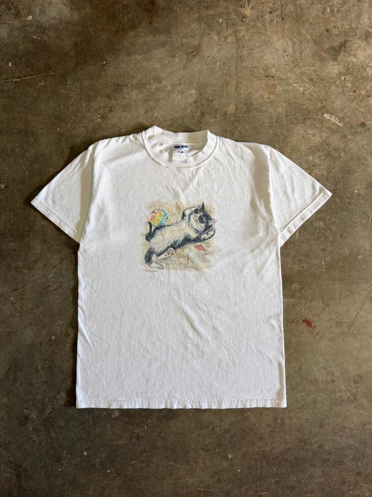 2000s “Beach Cat” Tee (Medium)