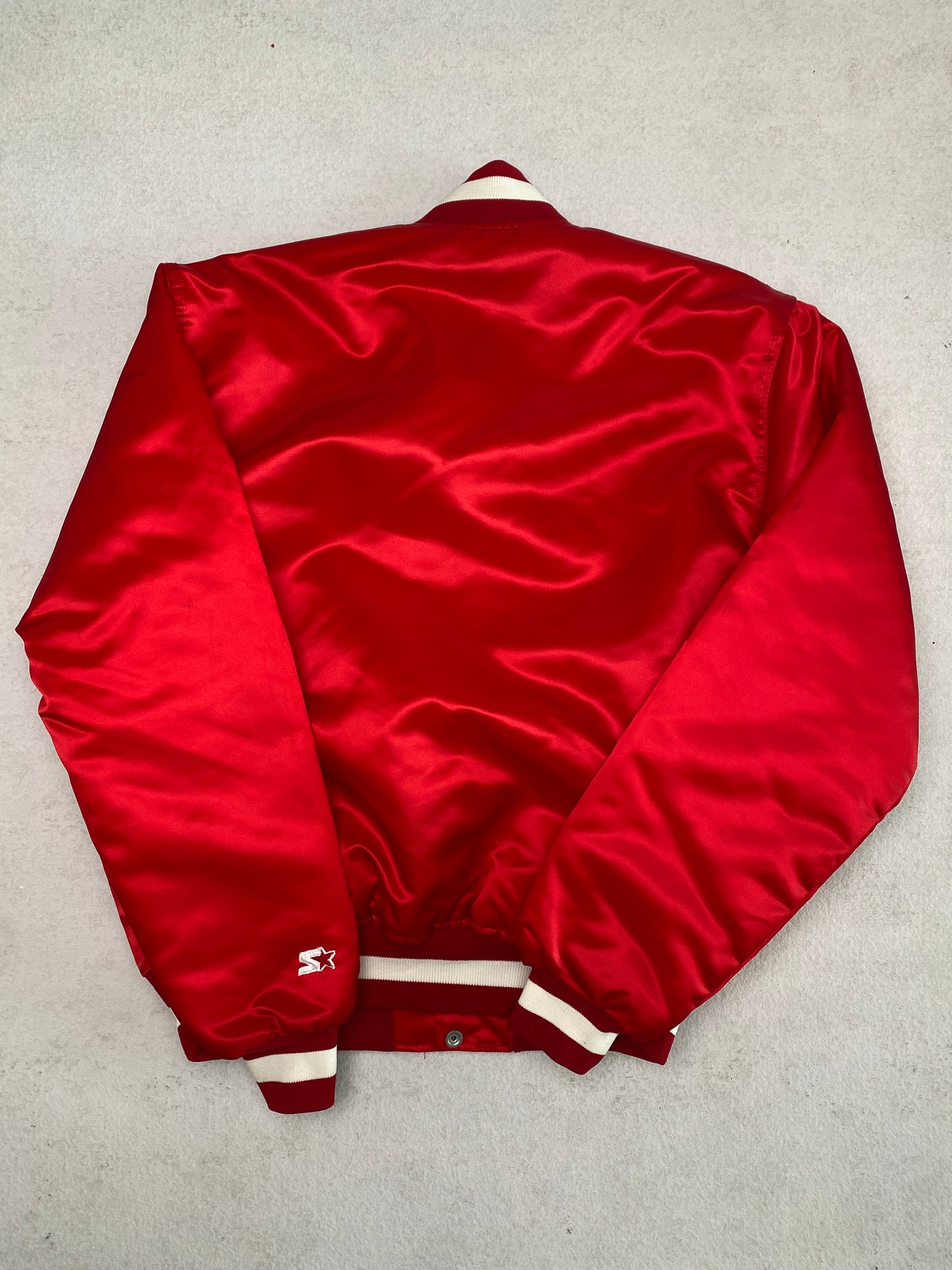 1980s Indiana Hoosiers Satin Starter Jacket [L]