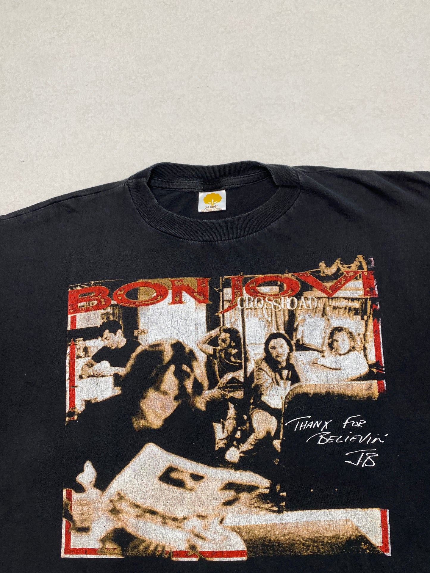 1995 Jon Jovi Crossroad Band Tee [XL]