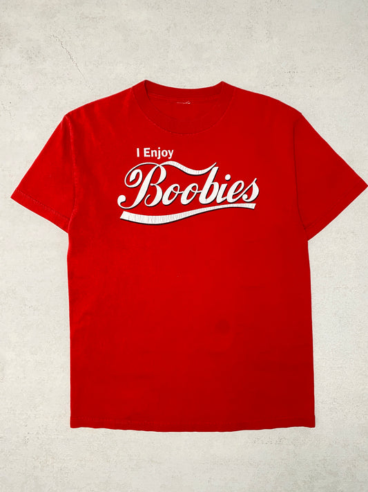 1990s “I Enjoy Boobies” Tee [M]