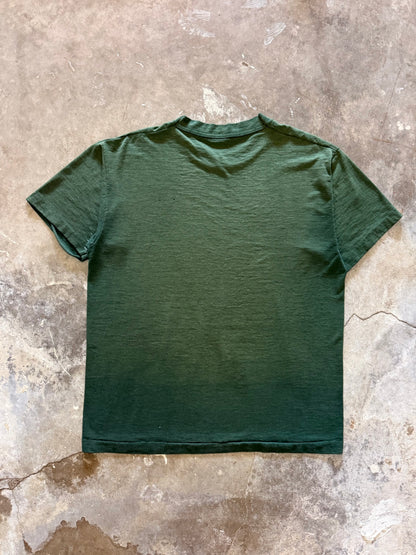1990s Faded Green Blank Tee (X-Large)